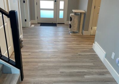 Hardwood Flooring hallway renovations - flooring and blinds by Lakeland flooring